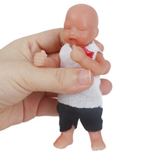 Load image into Gallery viewer, Vollence 4.7 inch Eye Closed Full Silicone Mini Baby Dolls Real Baby Dolls Lifelike Baby Doll Realistic Baby Doll
