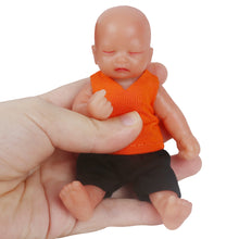 Load image into Gallery viewer, Vollence 4.7 inch Eye Closed Full Silicone Mini Baby Dolls Real Baby Dolls Lifelike Baby Doll Realistic Baby Doll