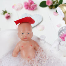 Load image into Gallery viewer, Vollence 4.7 inch Eye Open Full Silicone Mini Baby Dolls Real Baby Dolls