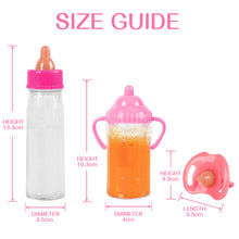 Load image into Gallery viewer, Vollence Magic Baby Doll Bottles,Magic Doll Disappearing Milk and Juice