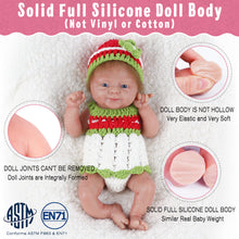 Load image into Gallery viewer, Vollence 14 inch Realistic Reborn Baby Doll with Hair