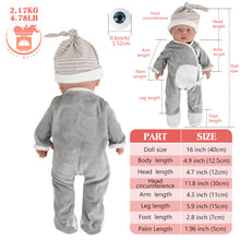 Load image into Gallery viewer, Vollence 16 inch Realistic Reborn Baby Doll