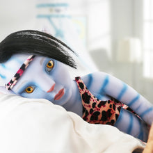 Load image into Gallery viewer, Vollence 20 inch Golden Eyes Avatar Sleeping Full Silicone Baby Doll with Hair