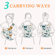 Load image into Gallery viewer, Vollence Baby Doll Carrier Front and Back Backpack Doll Carrier for 14 to 25 inch Dolls