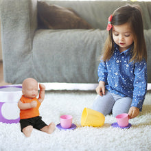 Load image into Gallery viewer, Vollence 4.7 inch Eye Closed Mini Full Silicone Baby Dolls with Bone Pocket Doll