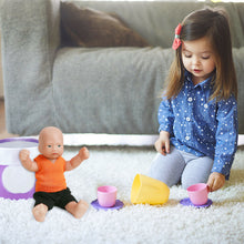 Load image into Gallery viewer, Vollence 4.7 inch Mini Full Silicone Baby Dolls with Bone Pocket Doll