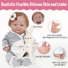 Load image into Gallery viewer, Vollence 14 inch Realistic Reborn Baby Doll with Hair