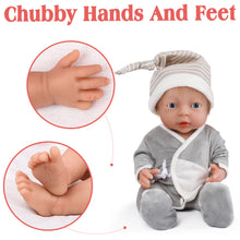 Load image into Gallery viewer, Vollence 16 inch Realistic Reborn Baby Doll with Hair