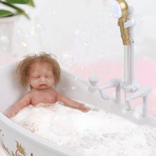 Load image into Gallery viewer, Vollence 4.7 inch Mini Full Silicone Baby Dolls with Bone Pocket Doll with Hair