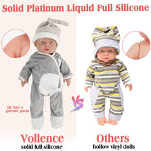 Load image into Gallery viewer, Vollence 16 inch Realistic Reborn Baby Doll with Hair