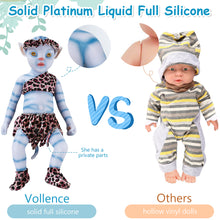Load image into Gallery viewer, Vollence 20 inch Golden Eyes Avatar Sleeping Full Silicone Baby Doll