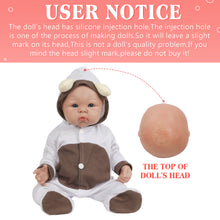 Load image into Gallery viewer, Vollence 19 inch Full Silicone Baby Doll That Look Real