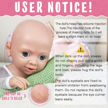 Load image into Gallery viewer, Vollence 19 inch Eye Open Full Silicone Baby Dolls
