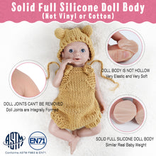 Load image into Gallery viewer, Vollence 19 inch Eye Open Full Silicone Baby Dolls

