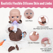 Load image into Gallery viewer, Vollence 19 inch Eye Open Full Silicone Baby Dolls

