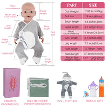 Load image into Gallery viewer, Vollence 19 inch Eye Open Full Silicone Baby Dolls
