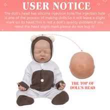 Load image into Gallery viewer, Vollence 18 inch Eye Closed Realistic Reborn Baby Doll
